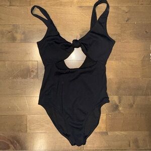 Aerie Black One-Piece Swimsuit